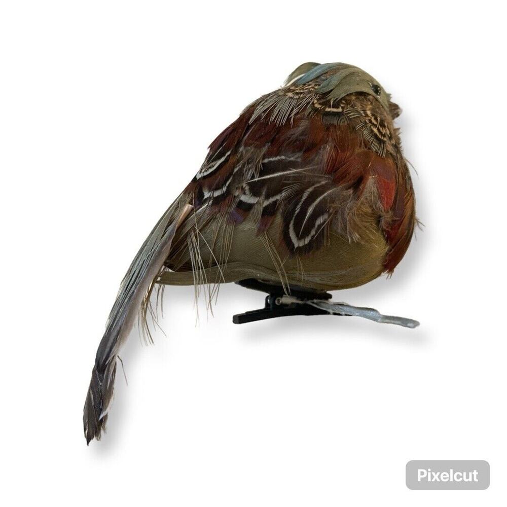 Realistic Collectible Christmas Tree Clip On Bird